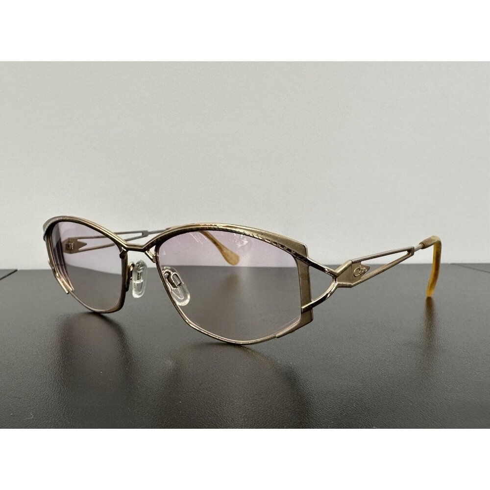 Vintage CAZAL Eyeglasses Frames MOD.129 Gold W.GERMANY 52[]16-135 (C3-18)